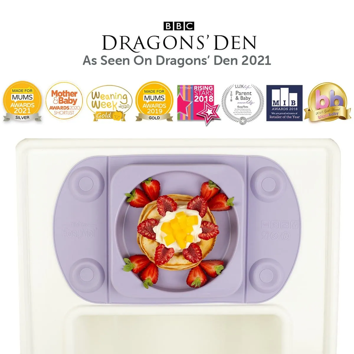 Easymat MiniMax Open Baby Suction Plate 5 Points of Suction!)