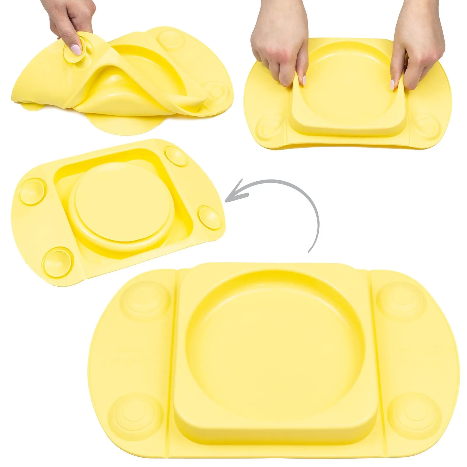 Easymat MiniMax Open Baby Suction Plate 5 Points of Suction!)