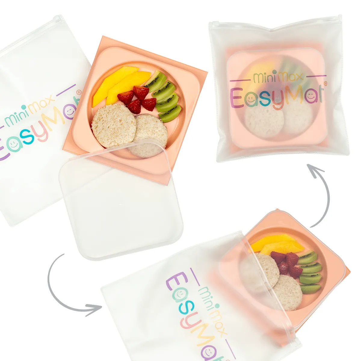 Easymat MiniMax Open Baby Suction Plate 5 Points of Suction!)