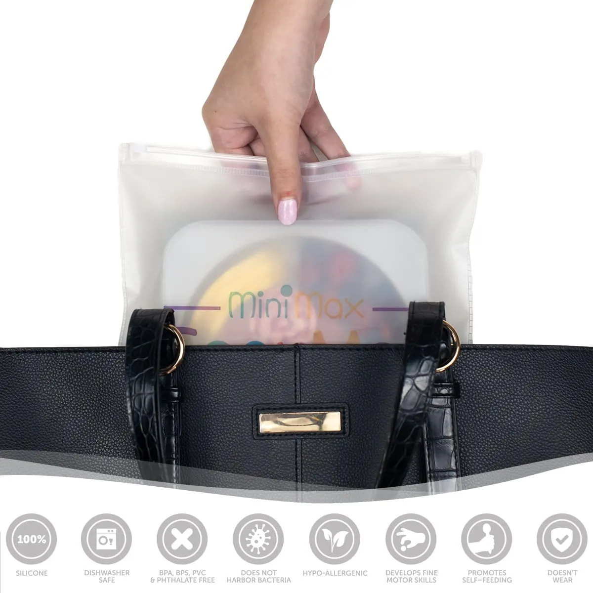 Easymat MiniMax Open Baby Suction Plate 5 Points of Suction!)