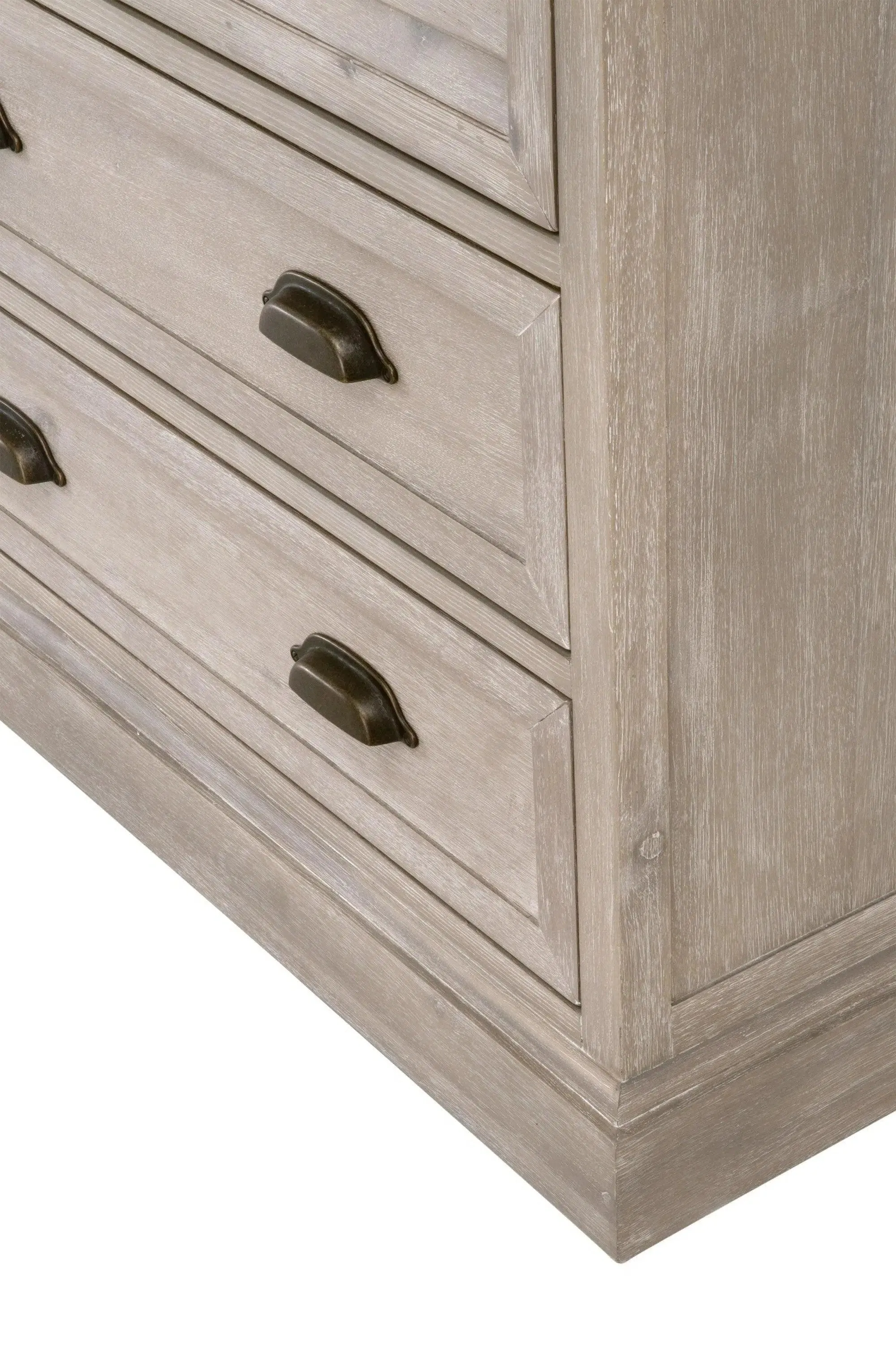Eden 5-Drawer High Chest Natural Gray Acacia