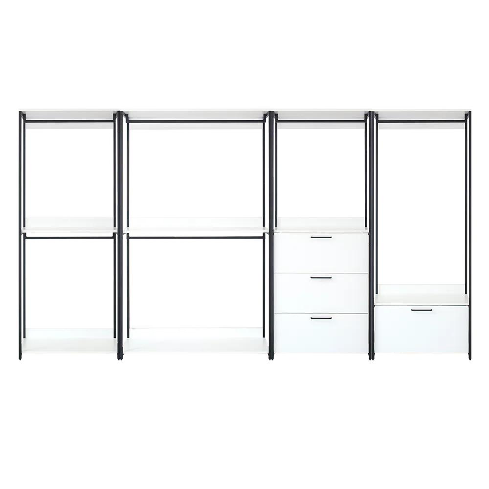 EleganceWood Walk-In Closet Organizer