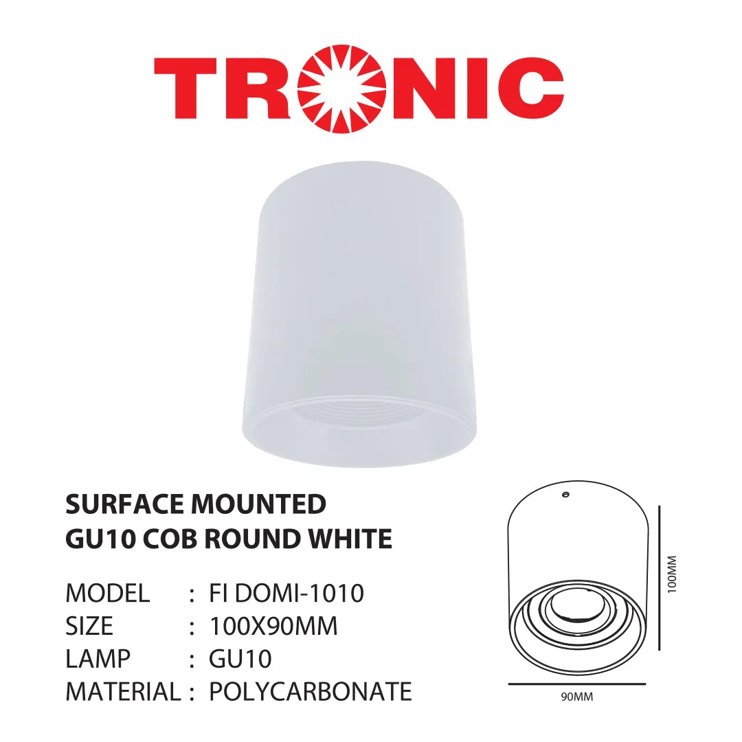 Energy-Efficient LED Bulkhead Light GU10 White