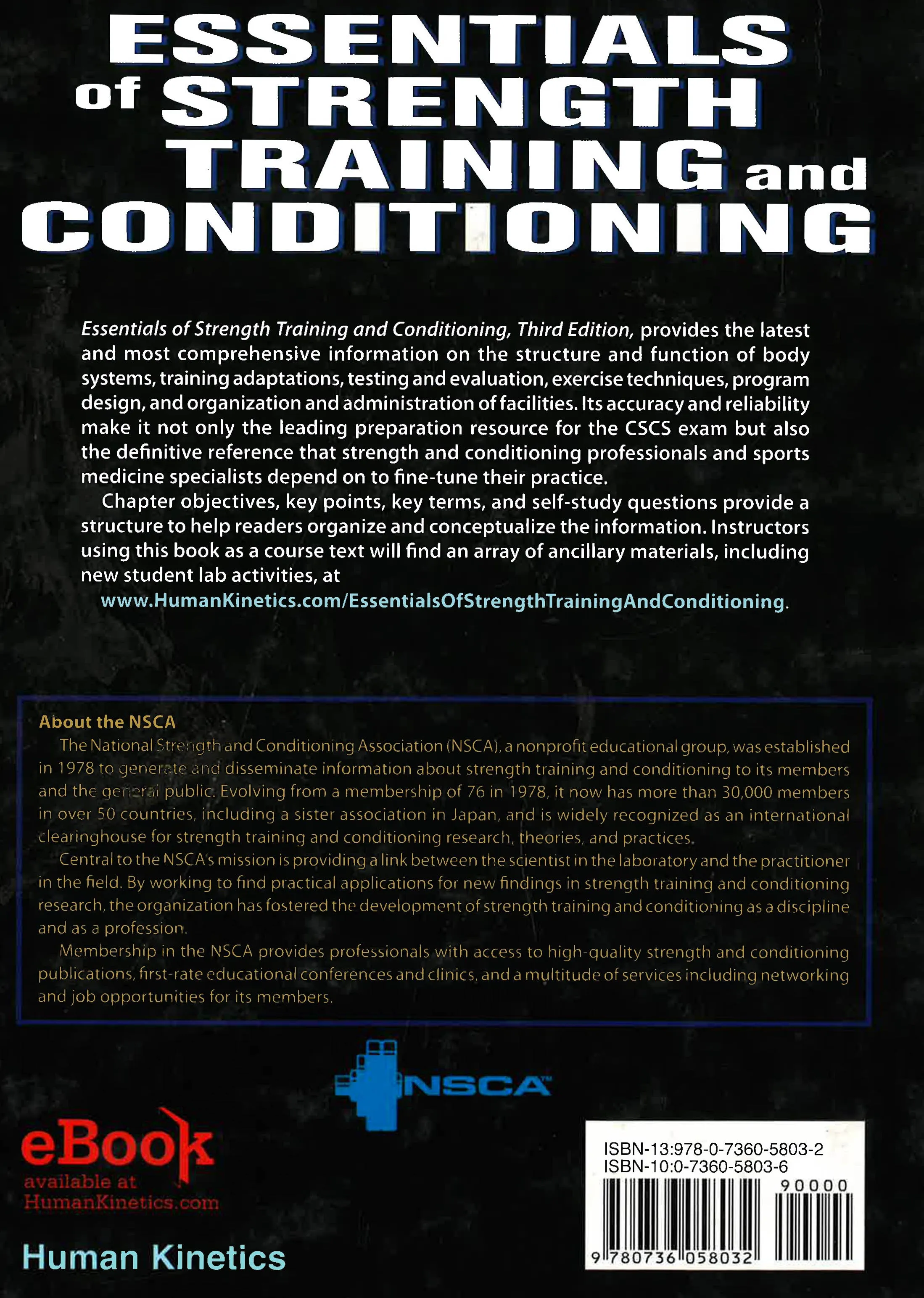 Essentials Of Strength Training And Conditioning