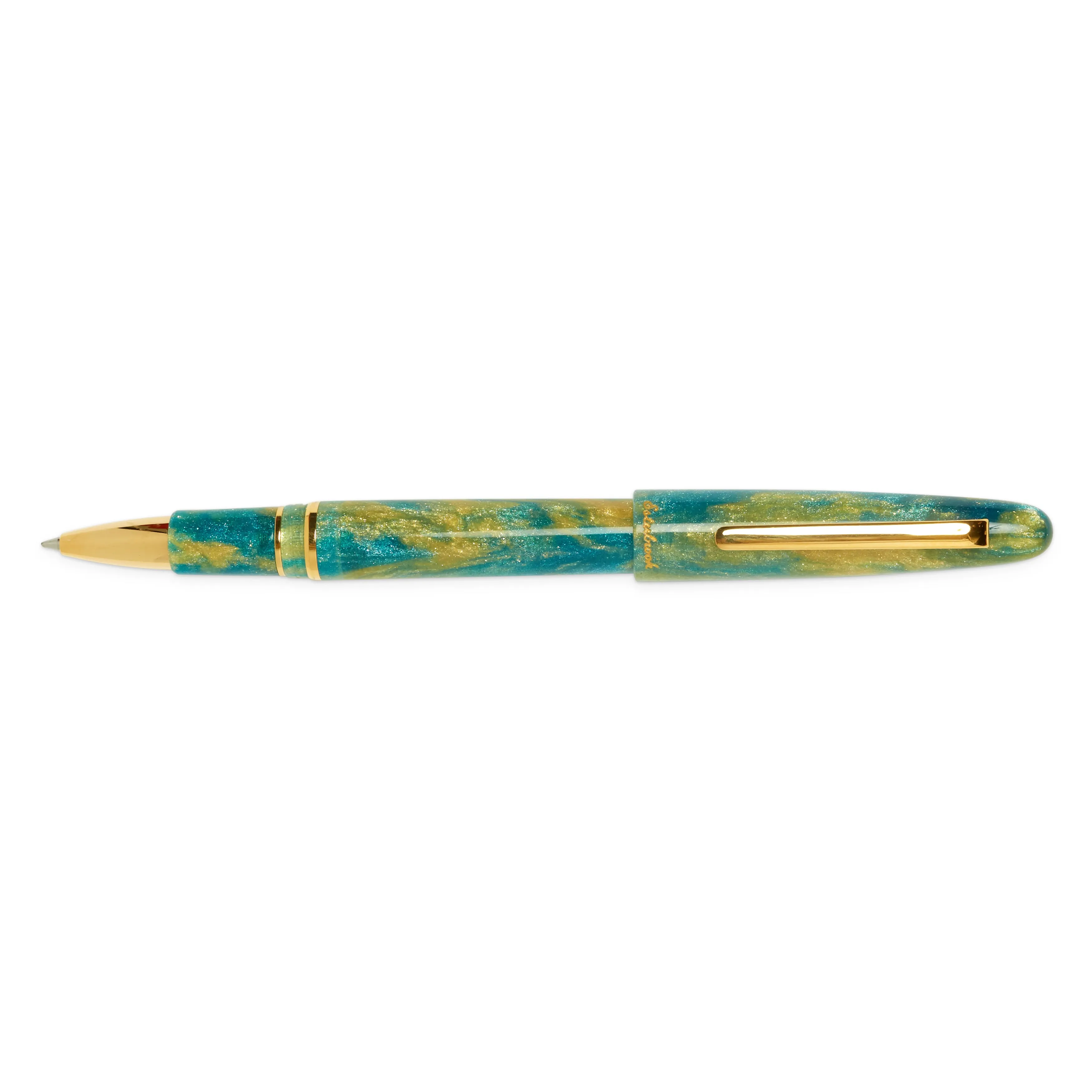 Estie Gold Rush Green Frontier Rollerball Pen