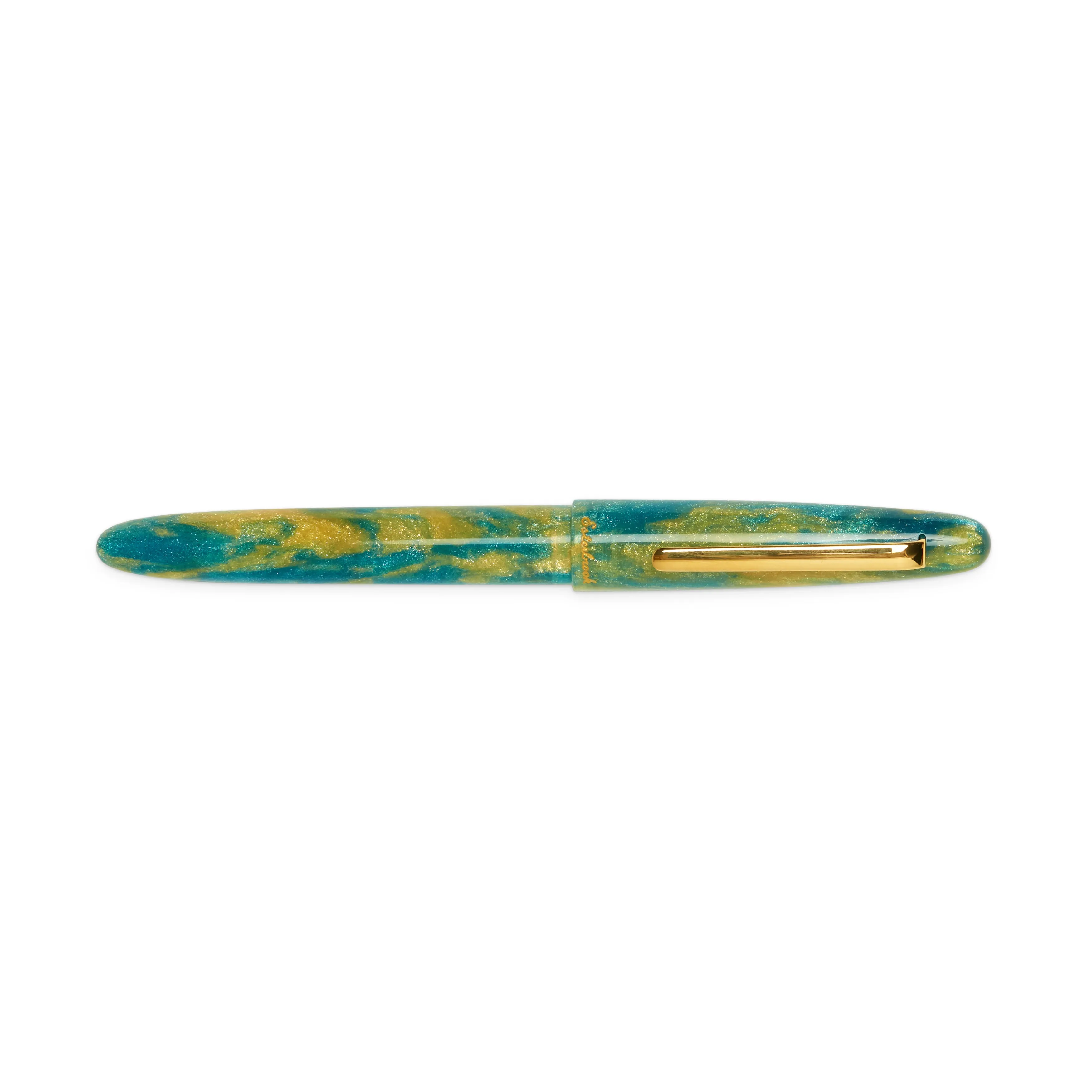 Estie Gold Rush Green Frontier Rollerball Pen