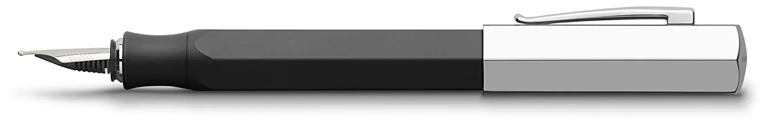 FABER-CASTELL Fountain pen Ondoro graphite black M