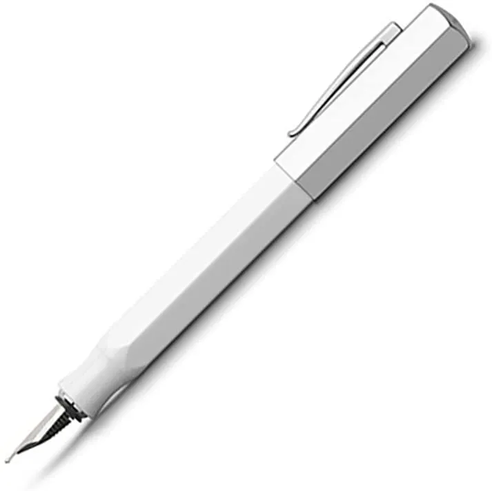 FABER-CASTELL FOUNTAIN PEN ONDORO WHITE F