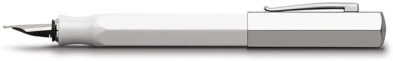FABER-CASTELL FOUNTAIN PEN ONDORO WHITE F