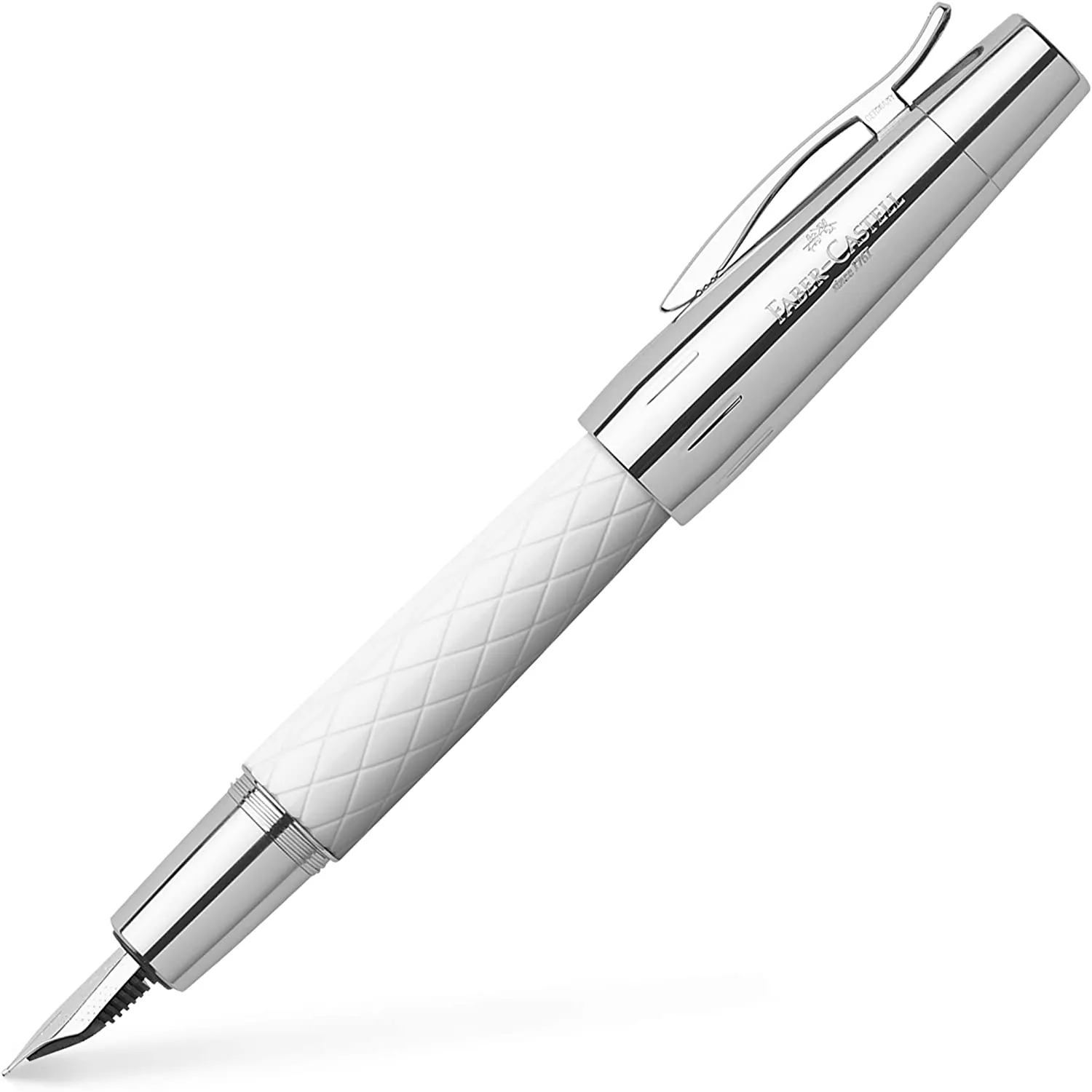 FABER-CASTELL F/PEN M EMOTION RHOMBUS WHT