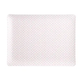 Fabric Tray Medium Sprig Pink