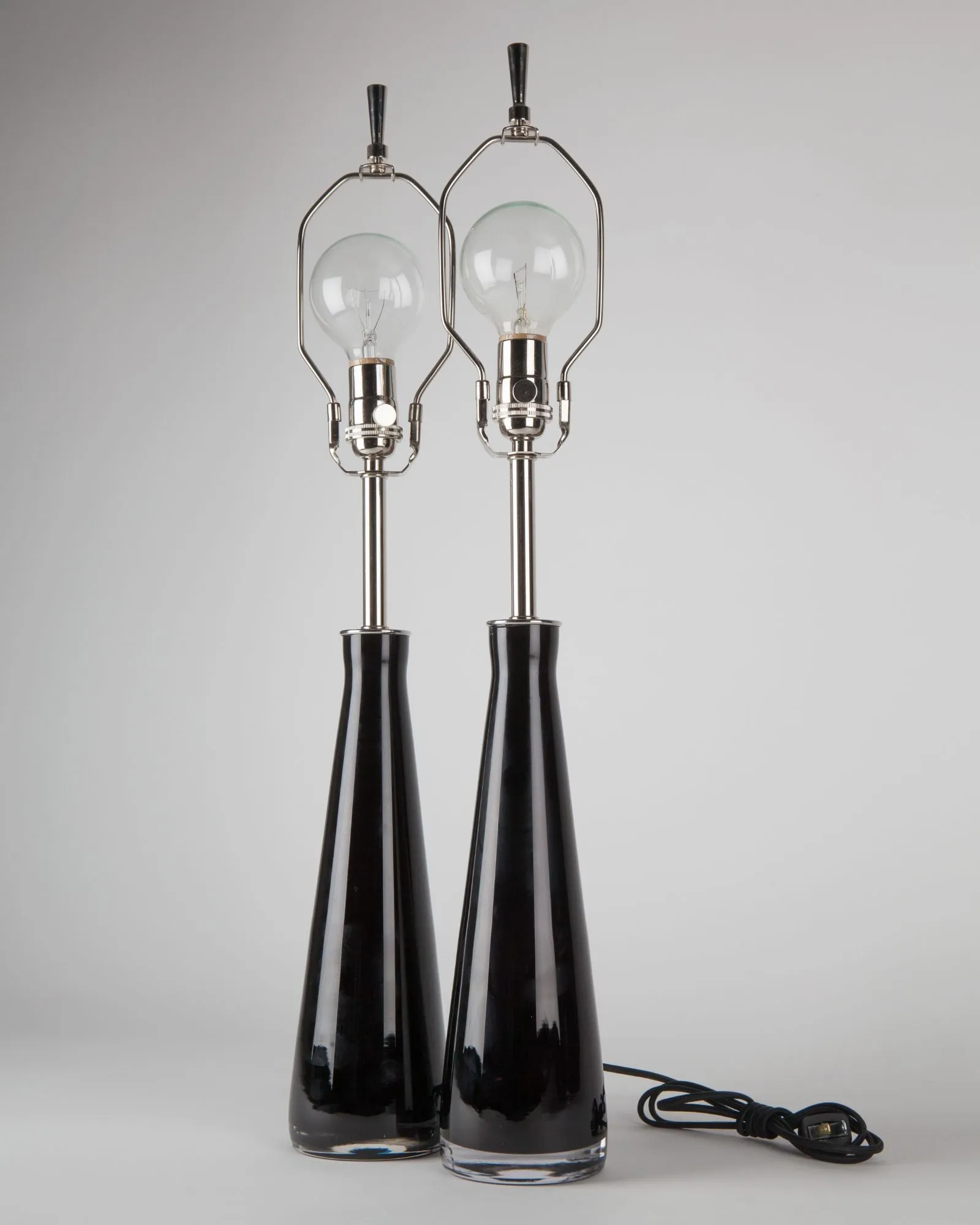 Falkenbergs Purple Glass Table Lamps