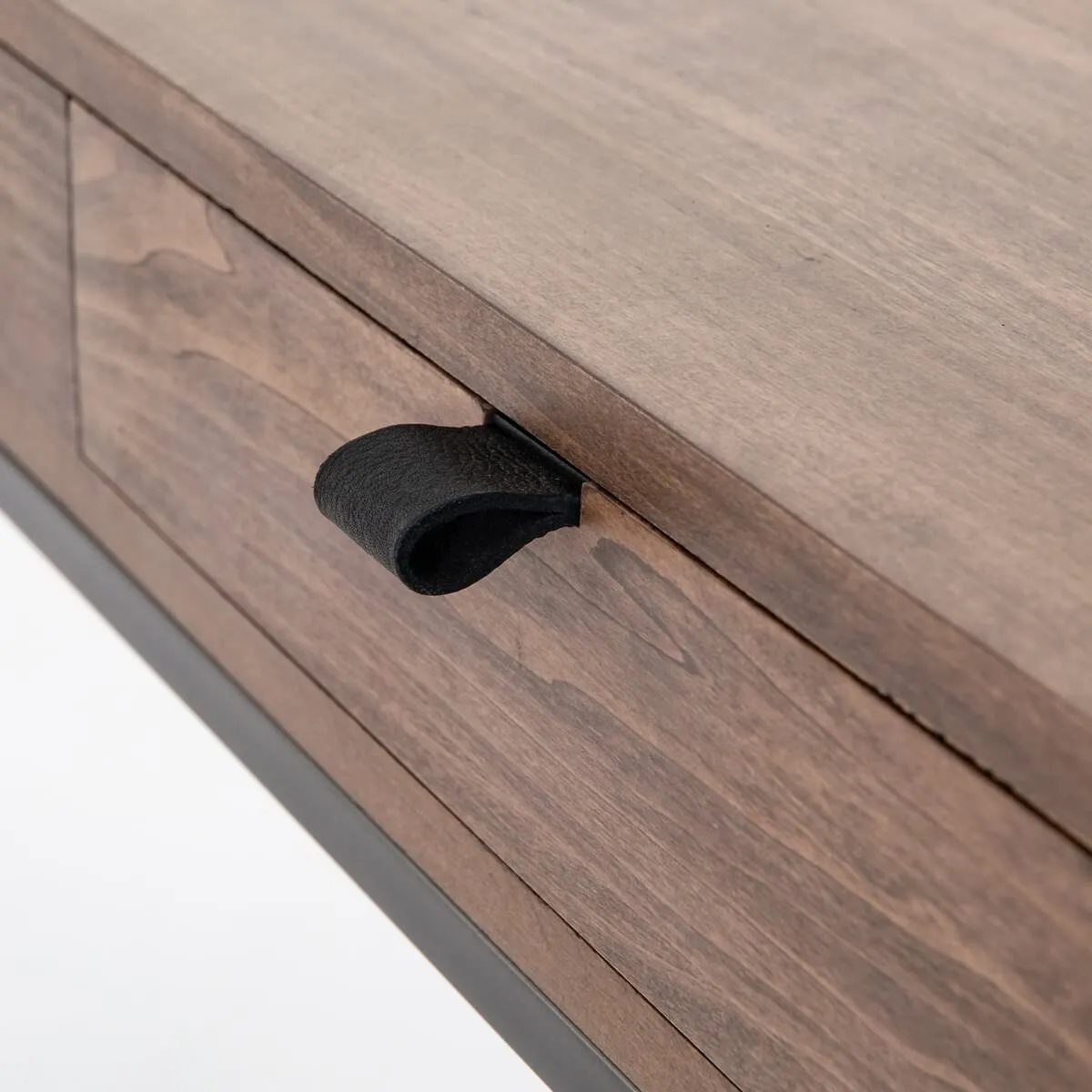 Four Hands Trey Modular Writing Desk in Auburn Poplar