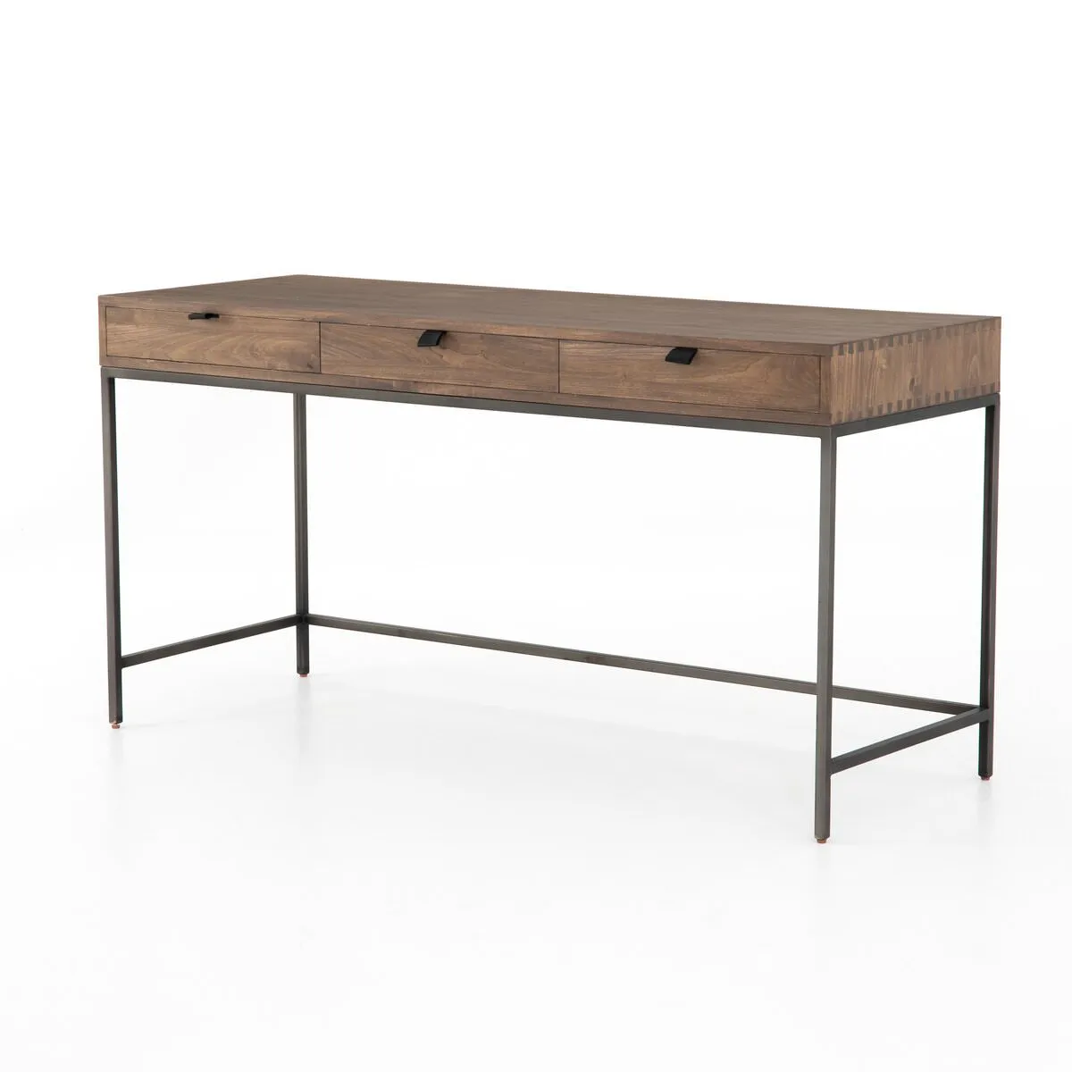 Four Hands Trey Modular Writing Desk in Auburn Poplar