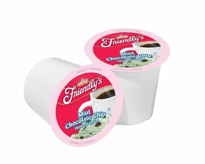 Friendly's Mint Chocolate Chip Coffee Single Serve Pods
