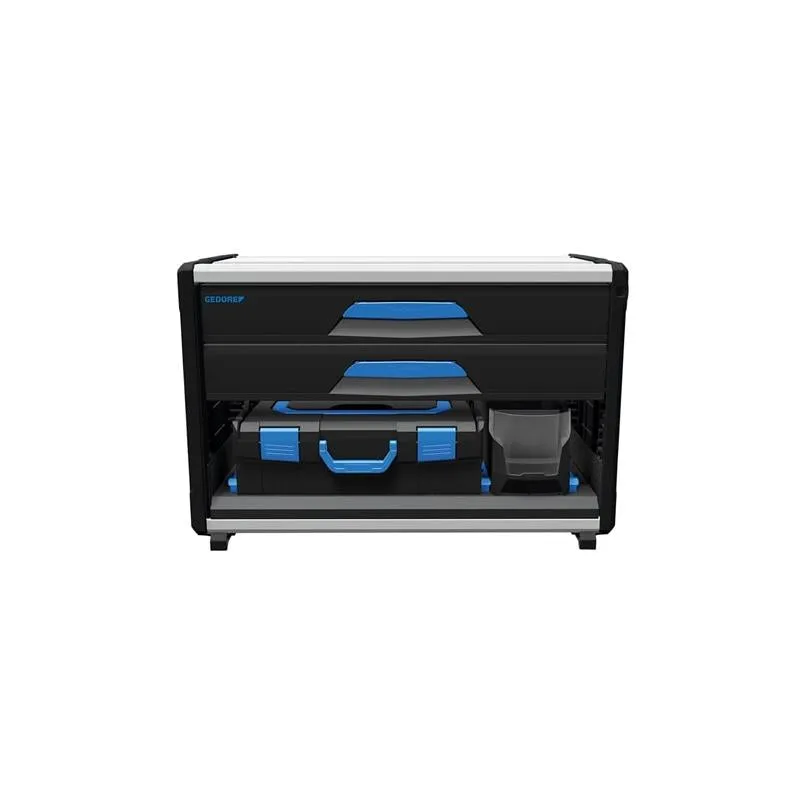 Gedore 2954354 Tool box module WorkMo W3, 2 drawers H6, compartment for L-BOXX   S-BOXX