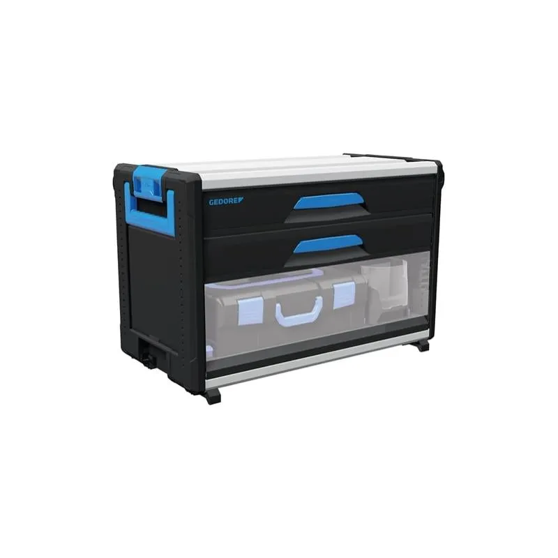 Gedore 2954354 Tool box module WorkMo W3, 2 drawers H6, compartment for L-BOXX   S-BOXX