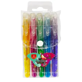 Glitter Pen Gel 5 Colours