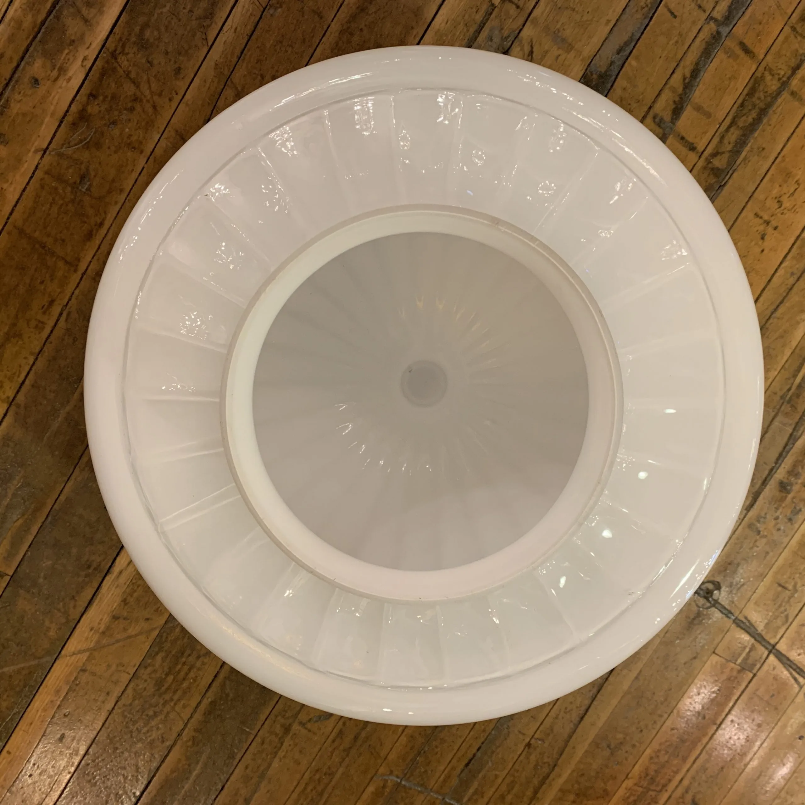 Globe, Milk Glass Shade, Vintage