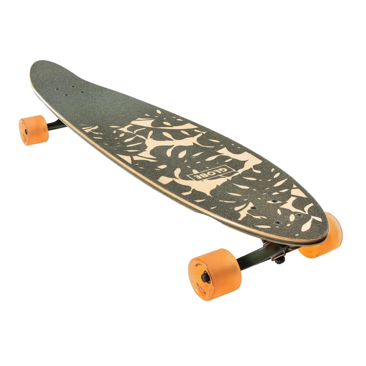 Globe Pinner Classic Hurricane Leaves 40" Longboard Complete