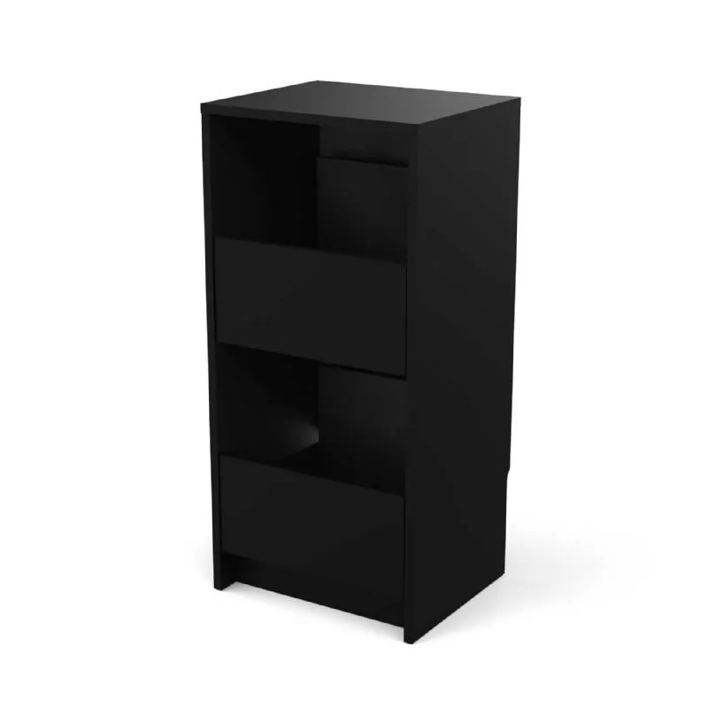 Glorious VINYL VAULT With Drawers (Black)