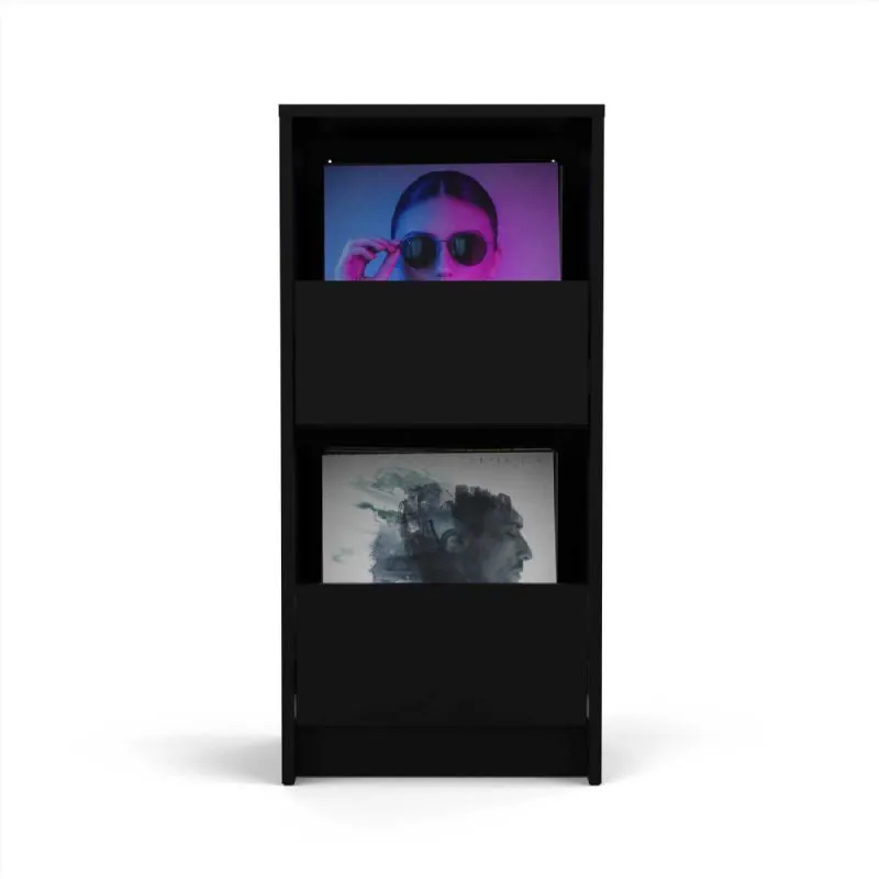 Glorious VINYL VAULT With Drawers (Black)