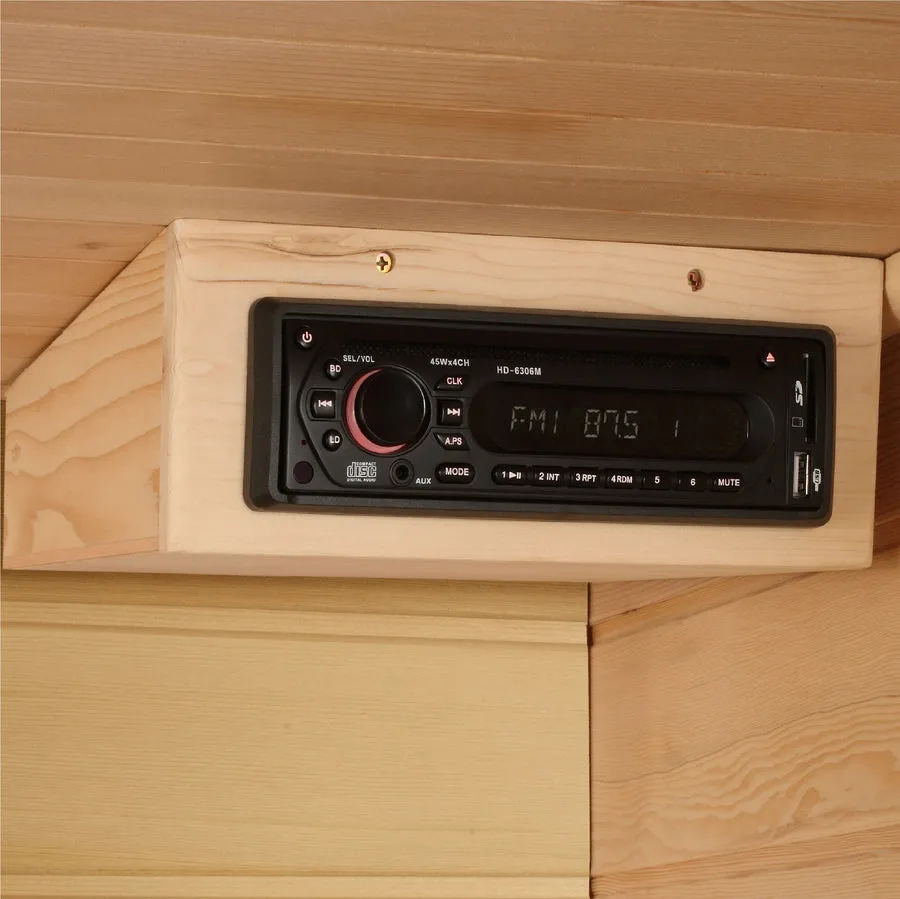 Golden Designs MX-K306-01 Maxxus Low EMF FAR Infrared Sauna Canadian Hemlock