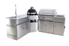 Grandfire Stainless Steel Outdoor Kitchen - Package 3