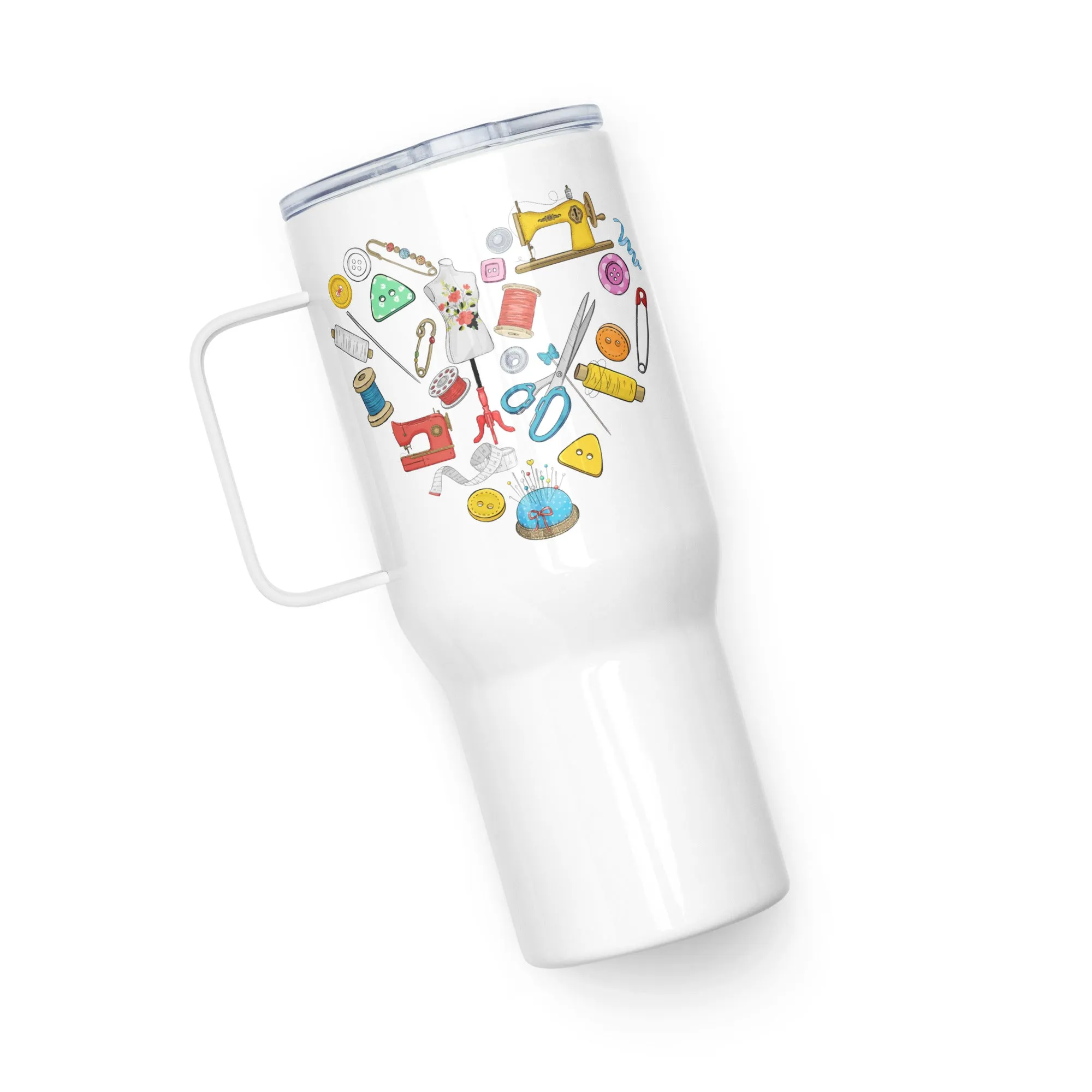 Heart 25 oz Travel Mug