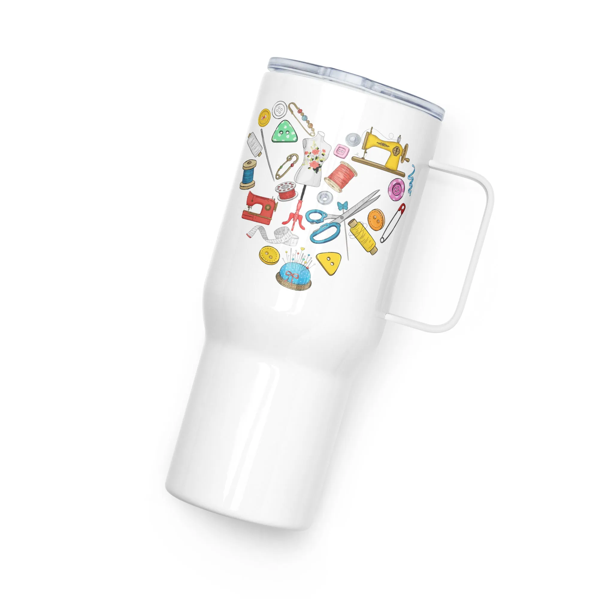 Heart 25 oz Travel Mug