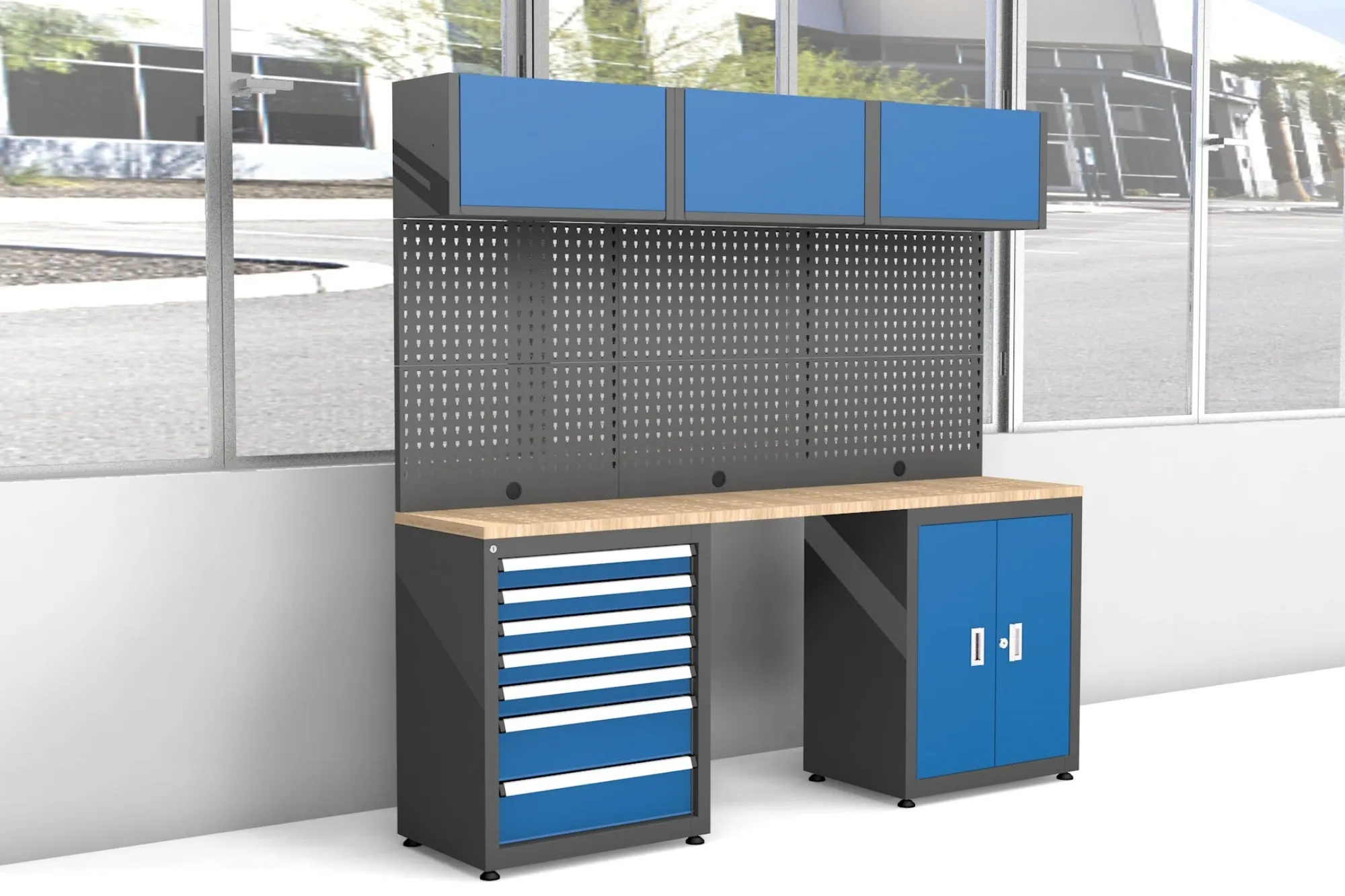 Heavy Duty Ready-to-assemble Steel Garage Storage System 108C