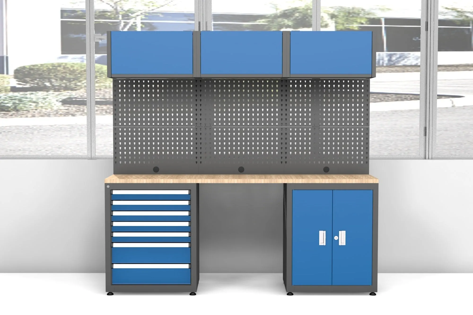 Heavy Duty Ready-to-assemble Steel Garage Storage System 108C