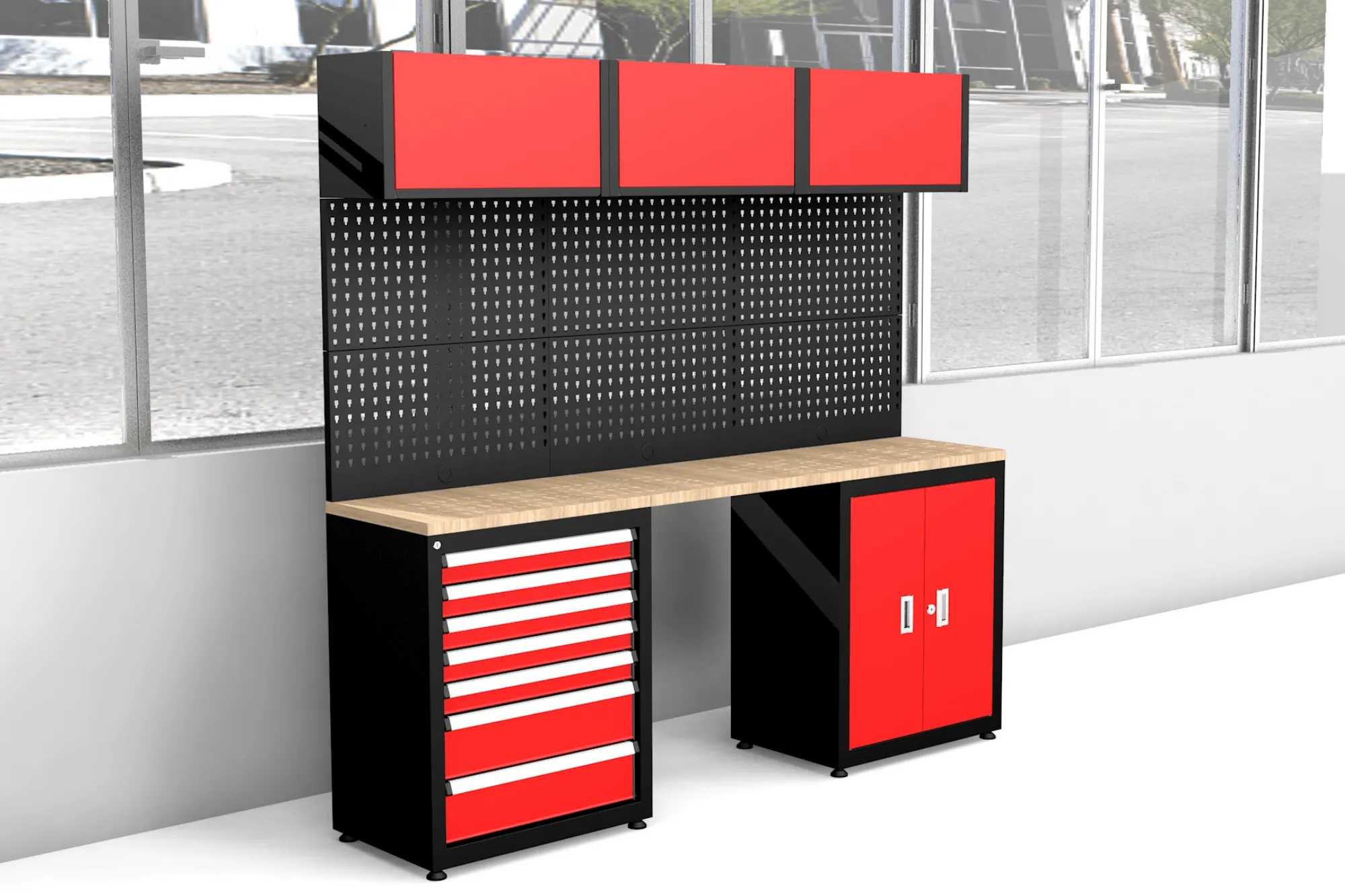 Heavy Duty Ready-to-assemble Steel Garage Storage System 108C