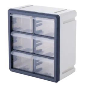Hexa Cube Storage Box Gray/White