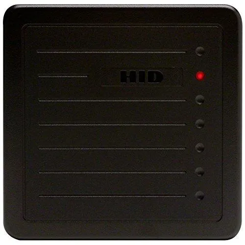 HID 5455BKN00 ProxPro II Proximity Reader, Weigand output, Black 18 In. Pigtail No Keypad