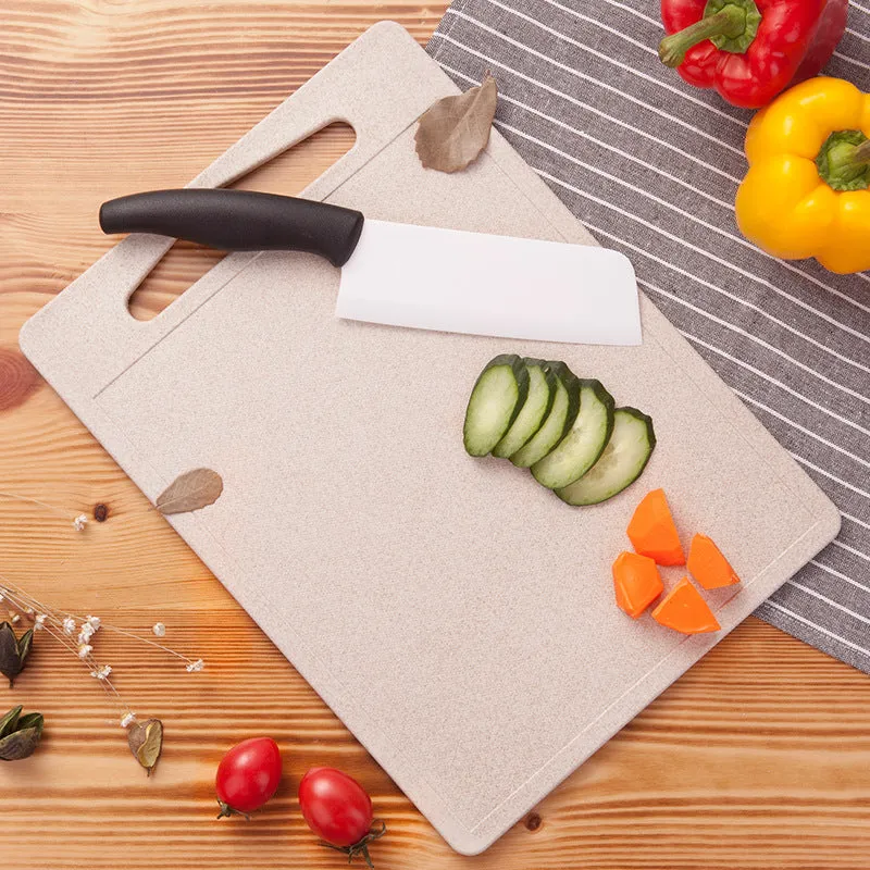 HippoMart Non-Toxic Food Grade Wheat Straw Cutting Board [Multiple Sizes]