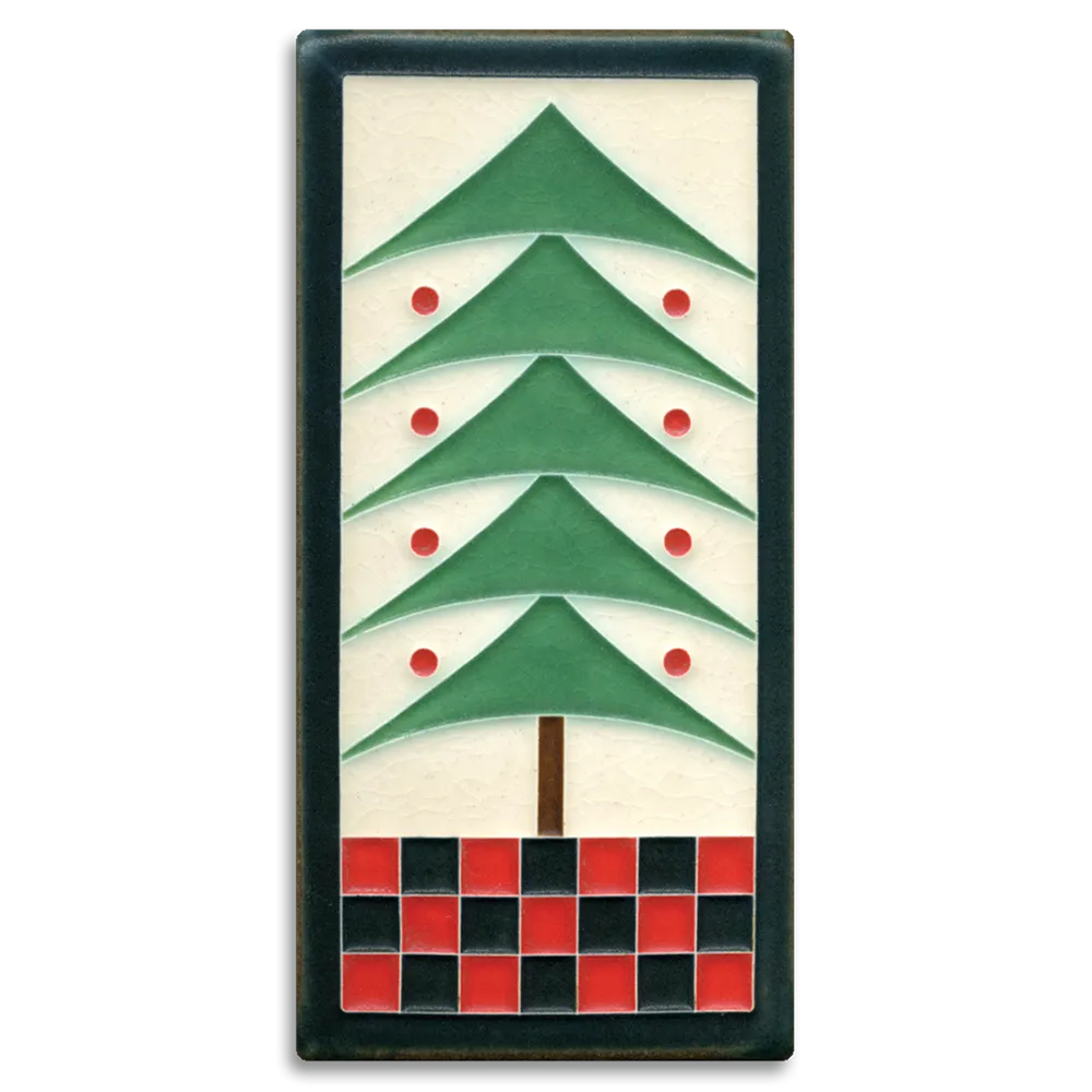 Holiday Tree Motawi Tile