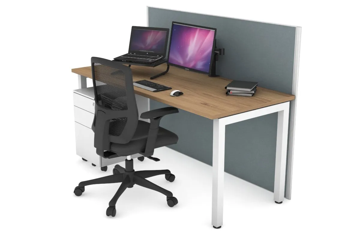 Horizon Quadro Square Legs Office Desk [1400L x 700W]