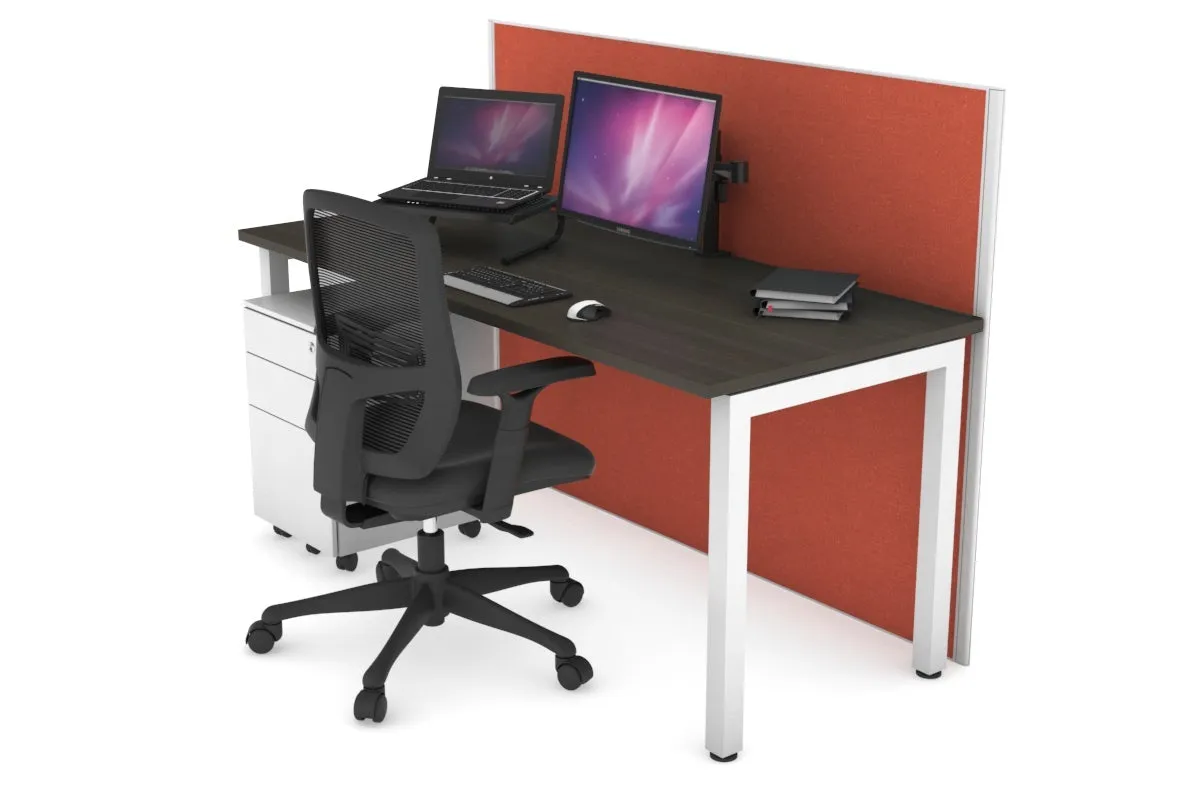 Horizon Quadro Square Legs Office Desk [1400L x 700W]