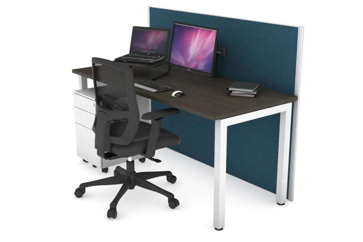Horizon Quadro Square Legs Office Desk [1400L x 700W]