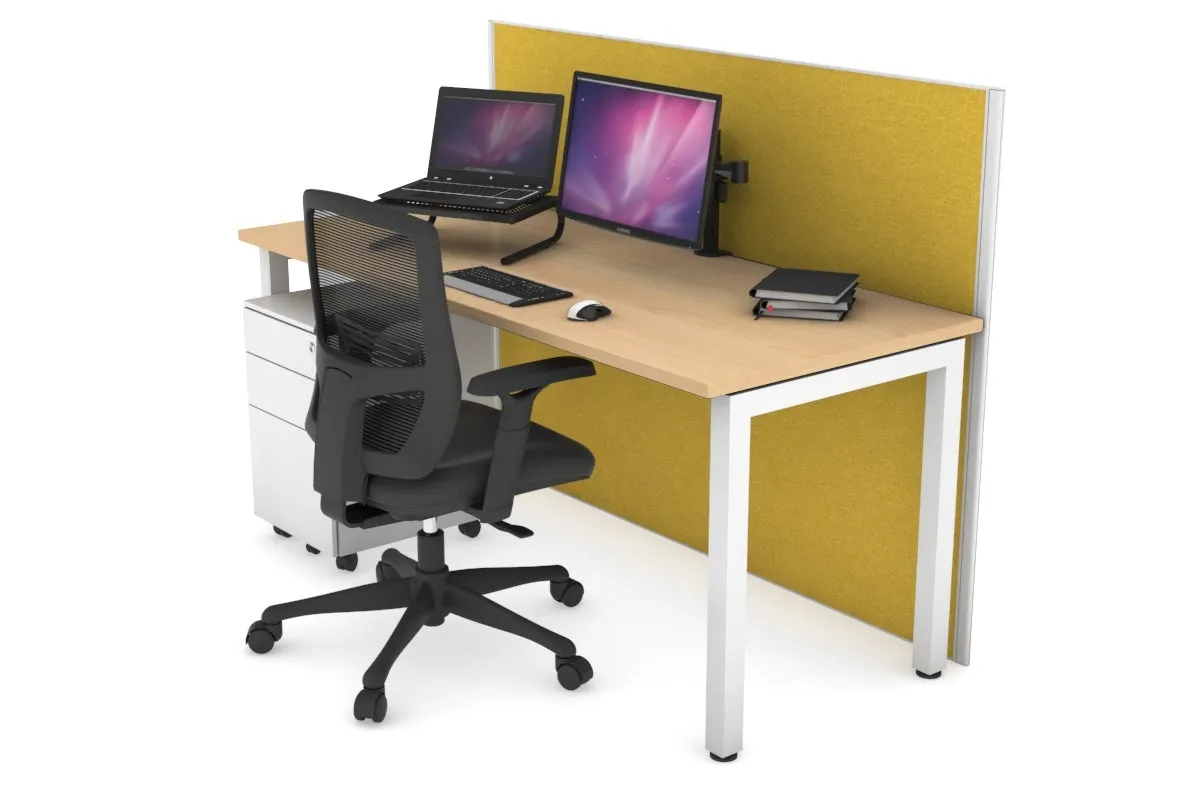 Horizon Quadro Square Legs Office Desk [1400L x 700W]