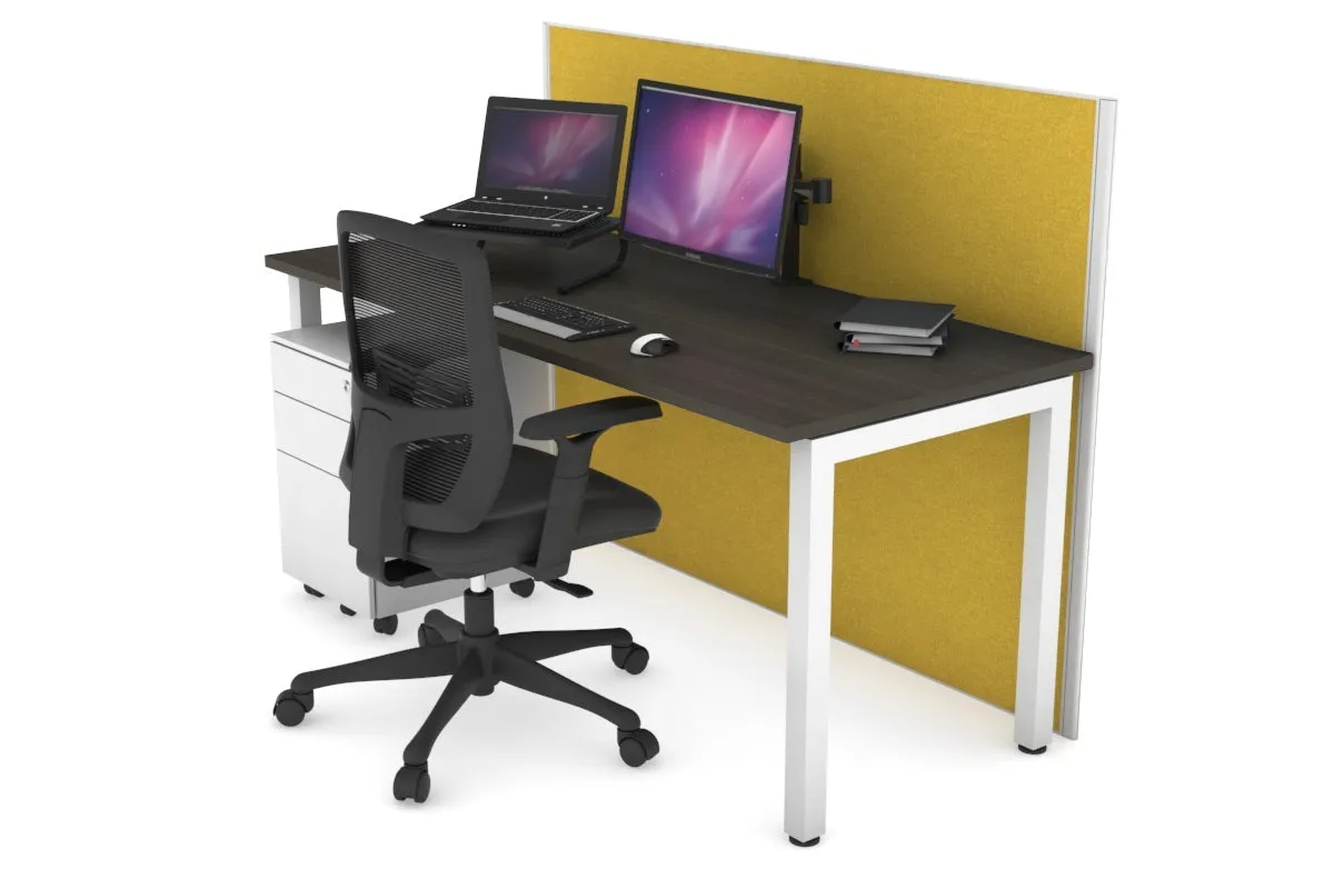 Horizon Quadro Square Legs Office Desk [1400L x 700W]