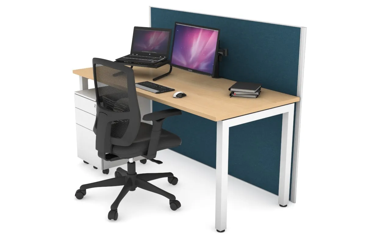 Horizon Quadro Square Legs Office Desk [1400L x 700W]