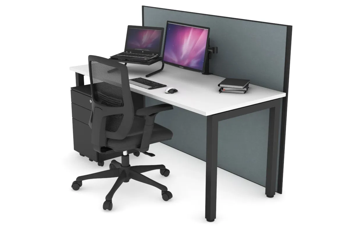 Horizon Quadro Square Legs Office Desk [1400L x 700W]
