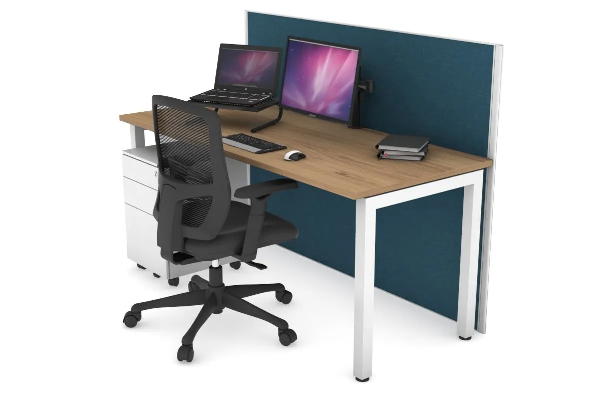 Horizon Quadro Square Legs Office Desk [1400L x 700W]