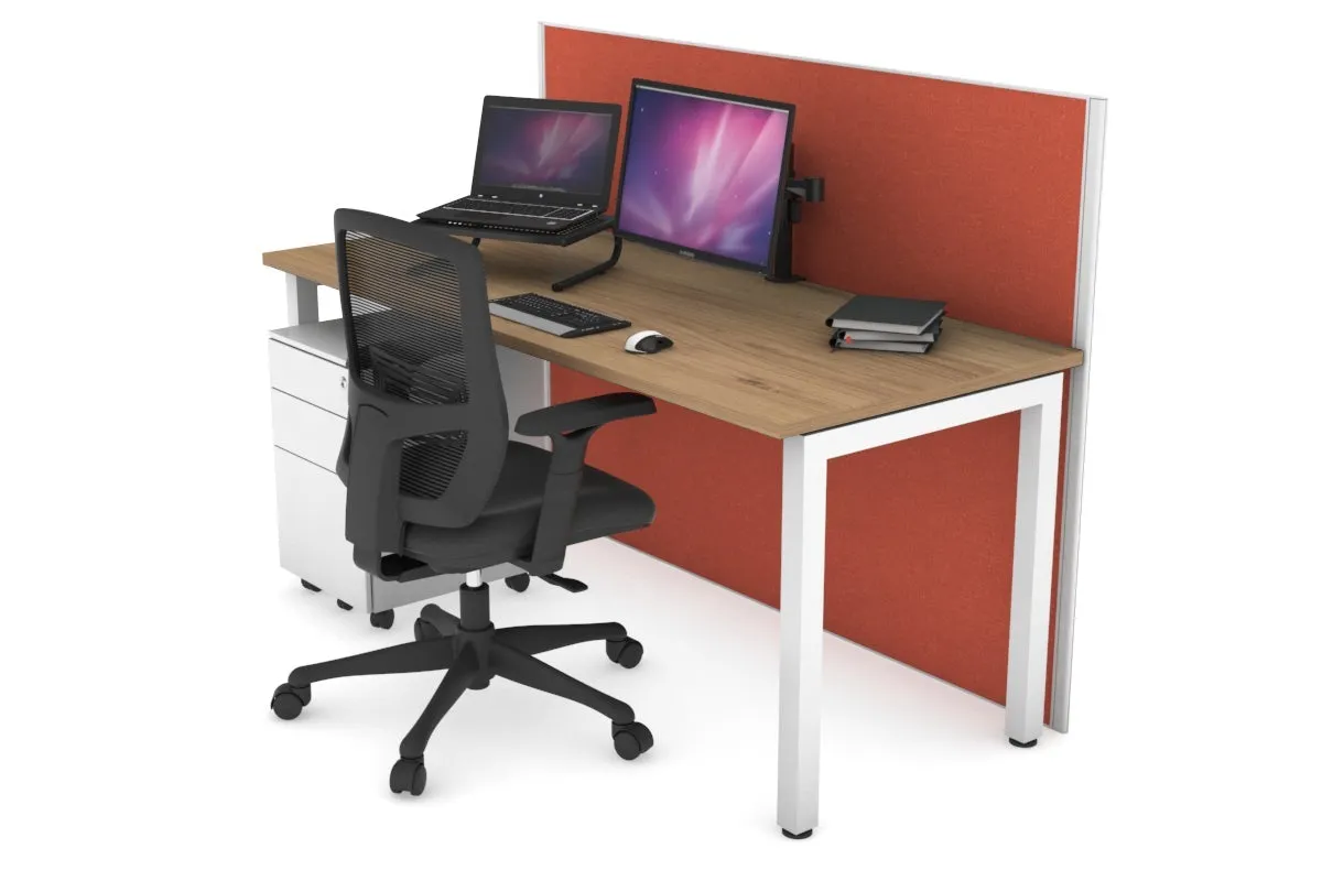 Horizon Quadro Square Legs Office Desk [1400L x 700W]
