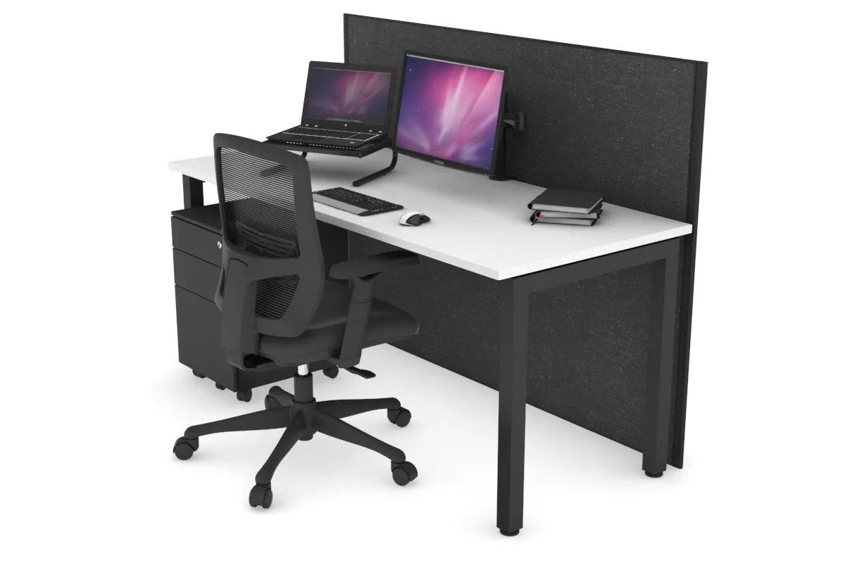 Horizon Quadro Square Legs Office Desk [1400L x 700W]
