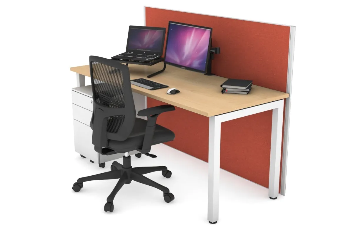 Horizon Quadro Square Legs Office Desk [1400L x 700W]