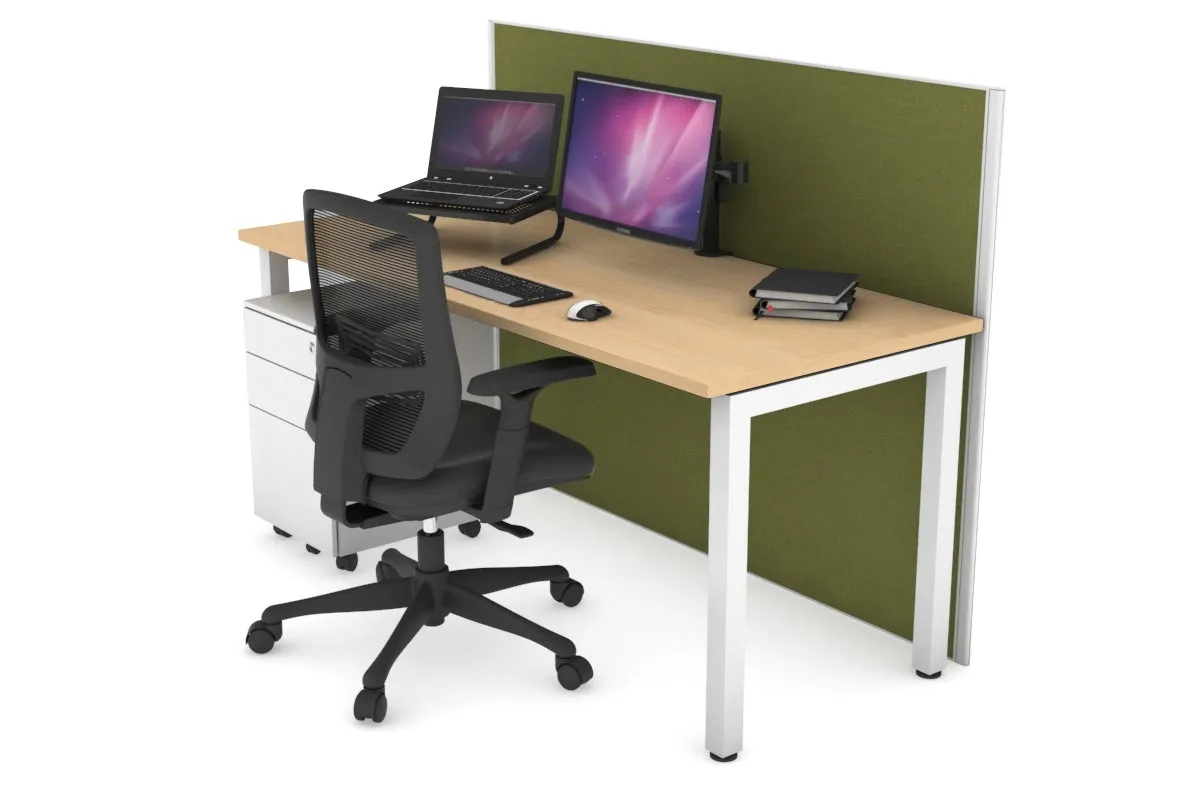 Horizon Quadro Square Legs Office Desk [1400L x 700W]