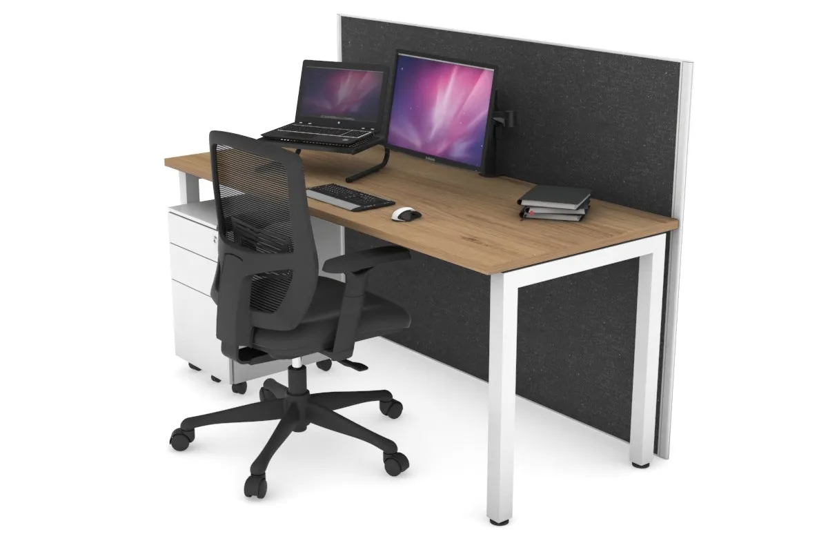 Horizon Quadro Square Legs Office Desk [1400L x 700W]